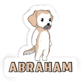 Golden Retriever Autocollant Abraham Image