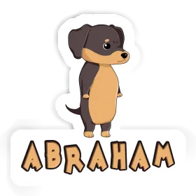Autocollant Dachshund Abraham Image