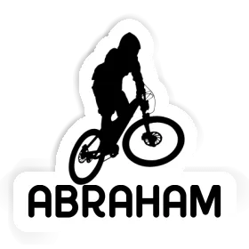Abraham Autocollant Downhiller Image