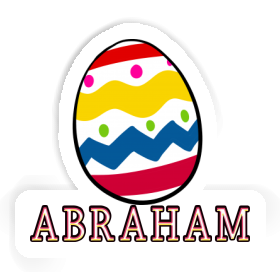 Osterei Aufkleber Abraham Image