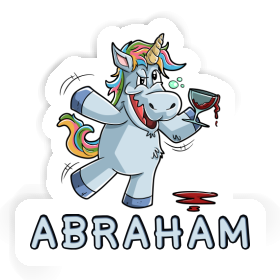 Autocollant Licorne Abraham Image