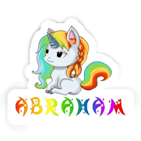 Licorne Autocollant Abraham Image