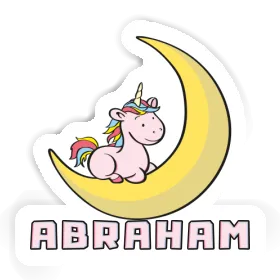 Licorne Autocollant Abraham Image
