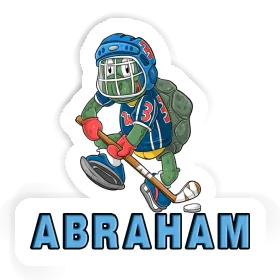 Joueur de hockey sur glace Autocollant Abraham Image