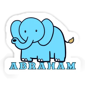 Abraham Autocollant Éléphant Image
