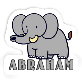 Autocollant Éléphant Abraham Image