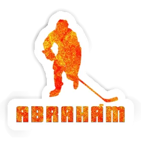 Joueur de hockey Autocollant Abraham Image
