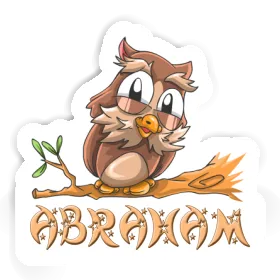 Autocollant Hibou Abraham Image