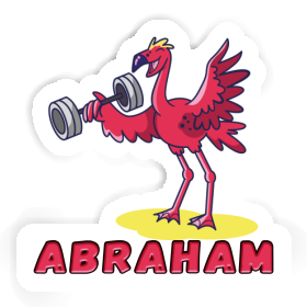 Autocollant Haltérophilie Abraham Image
