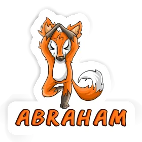 Autocollant Yoga Renard Abraham Image
