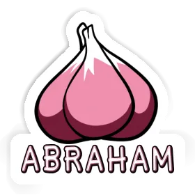 Aufkleber Knoblauch Abraham Image