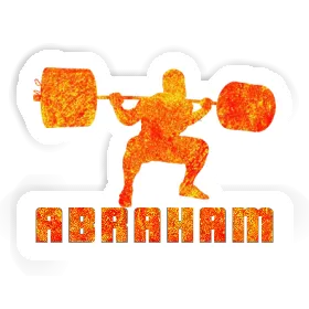 Haltérophilie Autocollant Abraham Image