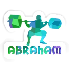 Haltérophilie Autocollant Abraham Image