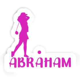 Aufkleber Abraham Golferin Image