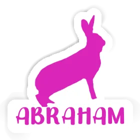 Aufkleber Hase Abraham Image