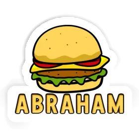 Autocollant Hamburger Abraham Image