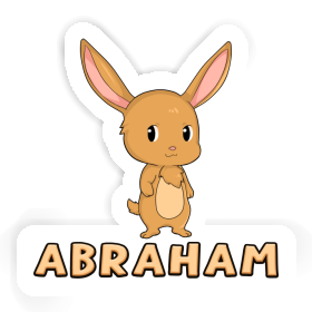 Aufkleber Hase Abraham Image