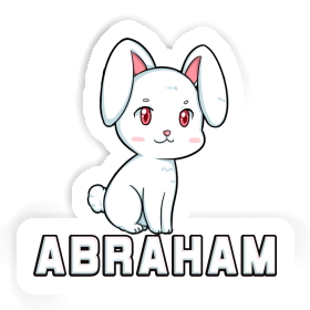 Aufkleber Häschen Abraham Image