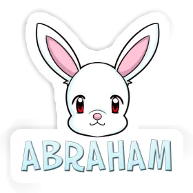 Abraham Aufkleber Hasenkopf Image