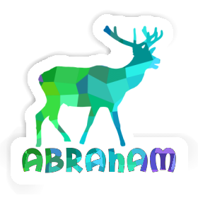 Autocollant Cerf Abraham Image