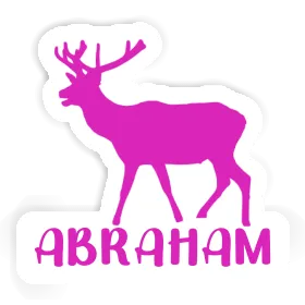 Cerf Autocollant Abraham Image