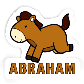 Autocollant Abraham Cheval Image