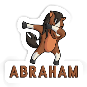 Abraham Autocollant Cheval Image