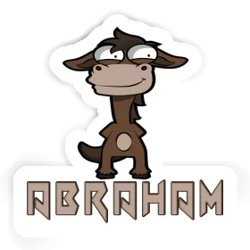Cheval Autocollant Abraham Image