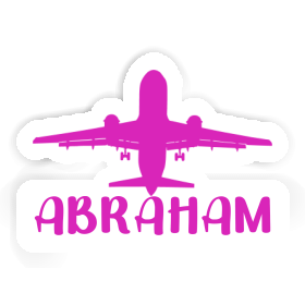 Autocollant Jumbo-Jet Abraham Image