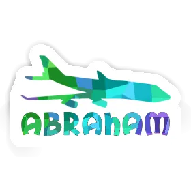 Jumbo-Jet Autocollant Abraham Image