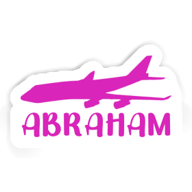 Jumbo-Jet Autocollant Abraham Image