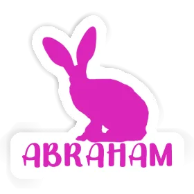 Abraham Sticker Kaninchen Image
