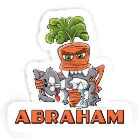 Autocollant Abraham Carotte monstre Image