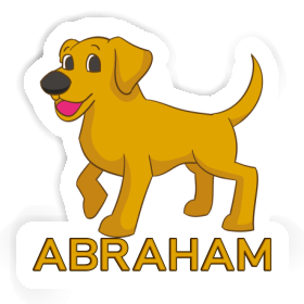 Labrador Autocollant Abraham Image
