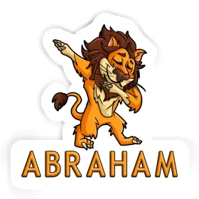 Lion Autocollant Abraham Image
