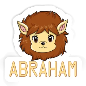 Autocollant Abraham Tête de lion Image
