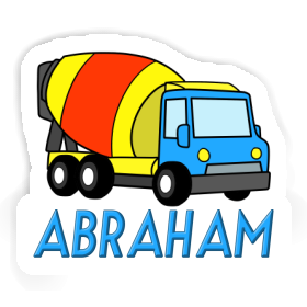 Abraham Autocollant Camion malaxeur Image