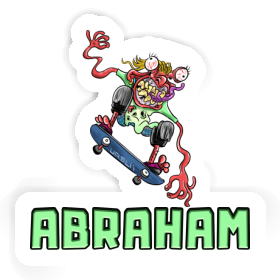 Skateur Autocollant Abraham Image