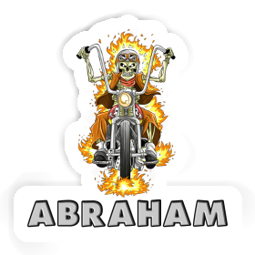 Abraham Autocollant Motrard Image