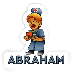 Infirmière Autocollant Abraham Image