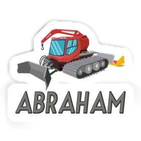Pistenraupe Aufkleber Abraham Image