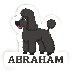 Autocollant Caniche Abraham Image