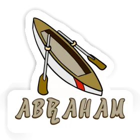 Abraham Autocollant Bateau à rames Image