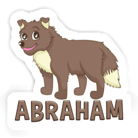 Chien de berger Autocollant Abraham Image