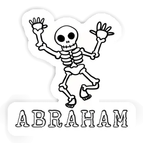 Skelett Aufkleber Abraham Image