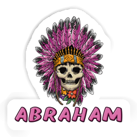 Abraham Sticker Frauen Totenkopf Image