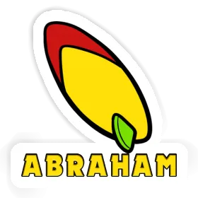 Surfbrett Aufkleber Abraham Image