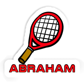 Abraham Aufkleber Tennisschläger Image