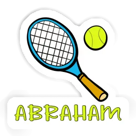 Tennis Racket Sticker Abraham Image