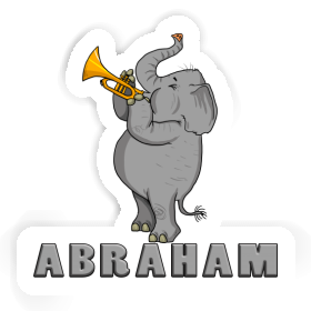 Autocollant Éléphant Abraham Image